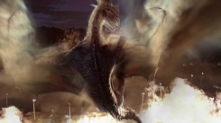 <p>Díky čarodějově kletbě se Drago v přítomnosti většího množství světla mění na přízračného draka.</p>