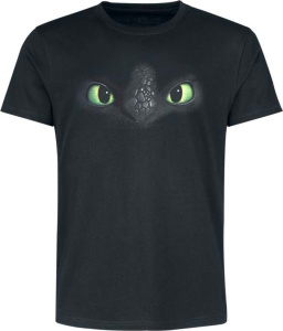 Drachenzähmen leicht gemacht Ohnezahn - Augen - Toothless Tričko černá