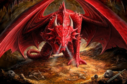 Europosters Plakát, Obraz - Anne Stokes - Dragons Lair, 91.5 × 61 cm