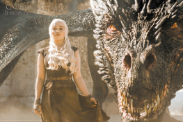 Europosters Plakát, Obraz - Game of Thrones - The Mother of Dragons, 61 × 91.5 cm
