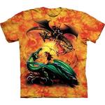 Fantasy tričko - Jezdci na dracích duel D/M