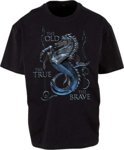 Game Of Thrones House of the Dragon - The Old The True The Brave Tričko černá