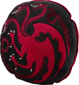 Game Of Thrones House Targaryen dekorace polštár cerná/cervená