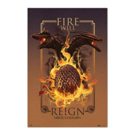 Grupo Erik editores Plakát House Of The Dragon - Fire Will Reign