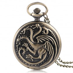 Kapesní hodinky - drak