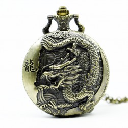 Kapesní hodinky s motivem čínského draka