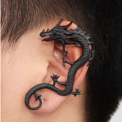Klip na ucho v podobě draka