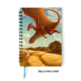 Lucie Kostková – Dragarta Diář 2027 s obálkou na přání Ilustrace na obálce:: Sky is the Limit