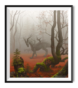 Lucie Kostková – Dragarta Mysterious Forest Velikost:: A3 v kartonové obálce
