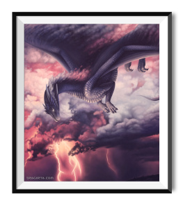 Lucie Kostková – Dragarta Wings of Storm Velikost:: A3 v kartonové obálce