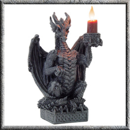 Magický svícen - stojánek, Černý drak