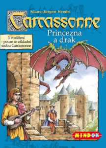 Mindok Carcassonne - rozšíření 3 (Princezna a drak)