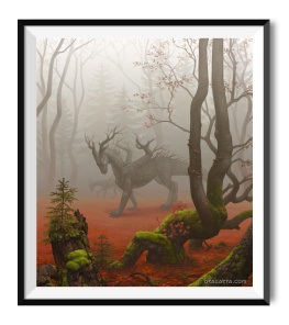 Mysterious Forest Velikost: plakát 430 × 500 mm
