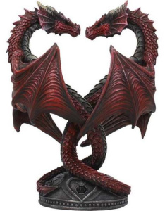 Nemesis Now Dragon Heart - Valentine's Edition Socha vícebarevný