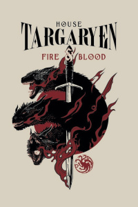 Obraz na plátně Hra o Trůny - House Targaryen