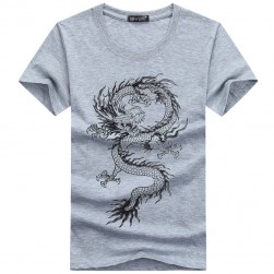 Pánské trička s čínským drakem - 4 barvy