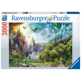 Ravensburger puzzle 164622 Vláda draků 3000 dílků