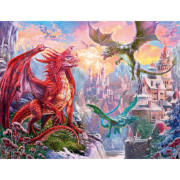 Ravensburger Puzzle Mystický drak 2000 dílků