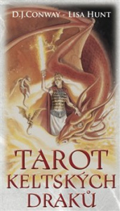 Tarot keltských draků. kniha a 78 karet - D. J. Conwayová, Lisa Hunt - Synergie
