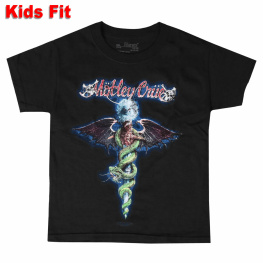 tričko dětské Mötley Crüe - Blue Dragon - BLACK - ROCK OFF