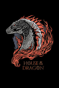 Umělecký tisk House of Dragon - Dragon in Fire, (26.7 x 40 cm)