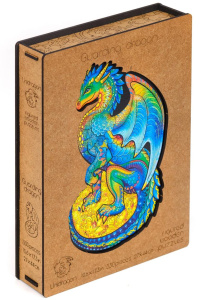 Unidragon dřevěné puzzle - Drak velikost L - neuveden