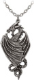 Alchemy Gothic Racla Dragonistii Náhrdelník - řetízek stríbrná